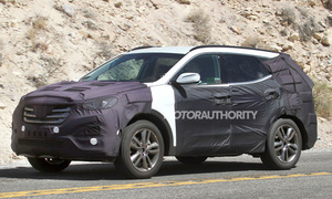 Hyundai тестирует новое поколение Santa Fe - Hyundai