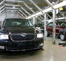 Skoda запускает конвейер - Skoda