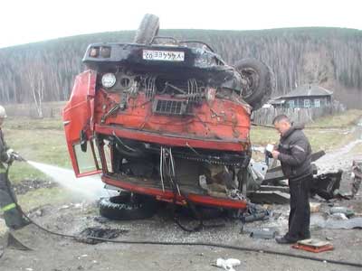 Новый Регион: На Южном Урале КАМАЗ столкнулся с автобусом: есть пострадавшие (ФОТО)