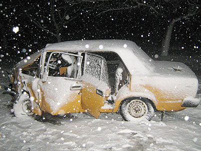 Новый Регион: Вчерашний снегопад и неосторожность водителей стал причиной ряда ДТП в Приднестровье (ФОТО)
