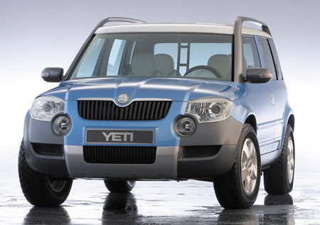 Skoda покажет серийный кроссовер Yeti - Skoda