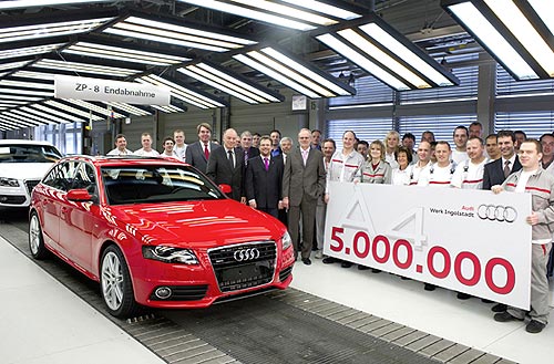 Audi выпустила пятимиллионный Audi A4 - Audi