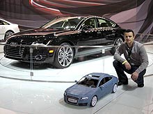 Бумажный Audi A7 стал звездой автошоу в Нью-Йорке - Audi