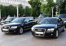 Audi A8 - автомобиль Первой Национальной Премии в области недвижимости - AUDI