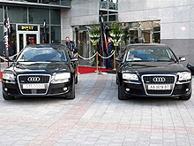 Audi A8 - автомобиль Первой Национальной Премии в области недвижимости - AUDI