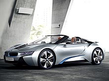 BMW анонсирует новый концепт-кар i-семейства BMW i8 Concept Spyder - BMW