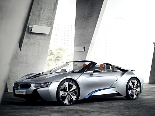 BMW анонсирует новый концепт-кар i-семейства BMW i8 Concept Spyder - BMW