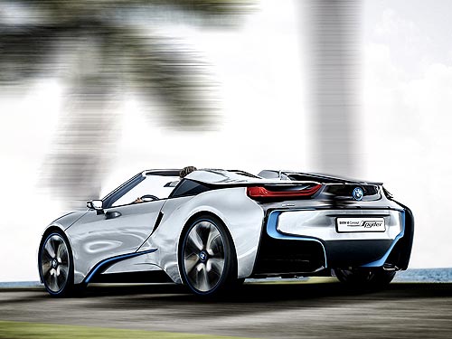 BMW анонсирует новый концепт-кар i-семейства BMW i8 Concept Spyder - BMW