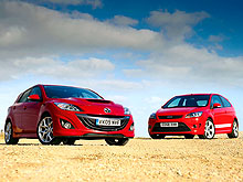 Тест-драйв: Mazda 3 MPS vs Ford Focus ST - Mazda