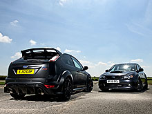 Тест-драйв: Ford Focus RS500 vs Subaru Impreza Cosworth - Ford