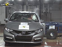 Новый Honda Civic хэтчбек получил высшую оценку по безопасности Euro NCAP - Honda