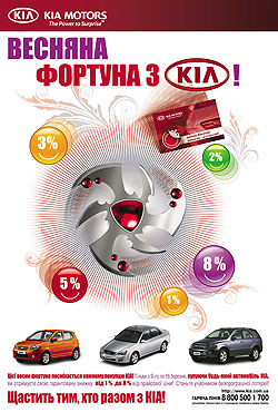 Фартовая неделя от KIA: скидки до 8%! - KIA