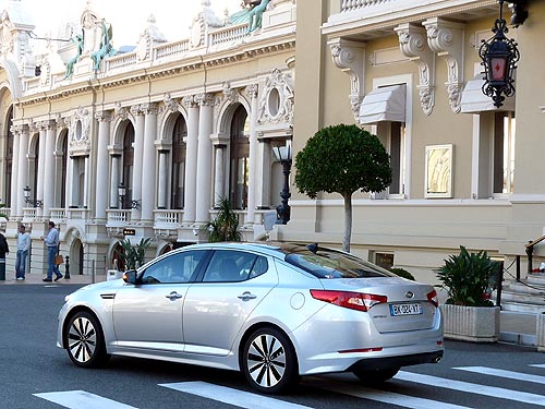 Тест-драйв KIA Optima: наперегонки с Ferrari