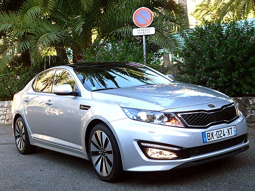 Тест-драйв KIA Optima: наперегонки с Ferrari