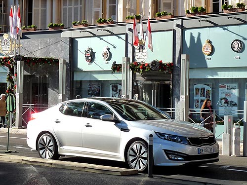 Тест-драйв KIA Optima: наперегонки с Ferrari