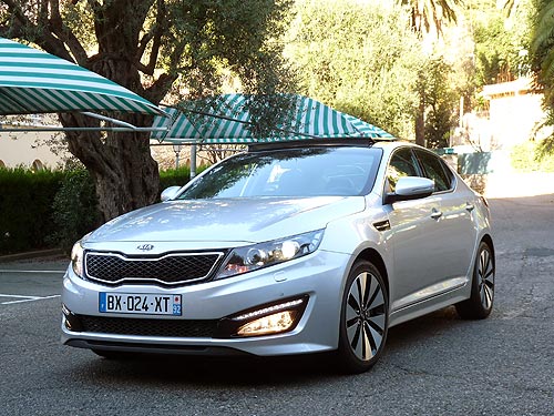 Тест-драйв KIA Optima: наперегонки с Ferrari