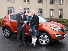 Новий KIA Sportage нагороджений премією «Автомобіль року 2010» в Шотландії  - kia