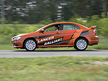 Mitsubishi Lancer X Ralliart участвует в акции «Автомобиль года в Украине 2010» - Mitsubishi