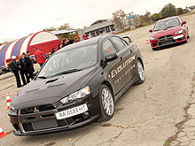 Mitsubishi Lancer Evolution можно протестировать с профессиональным инструктором - Mitsubishi
