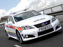 Британские полицейские пересели на "заряженные" Lexus IS-F - Lexus