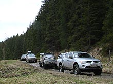 Автомобили Mitsubishi покорили Закарпатье - Mitsubishi