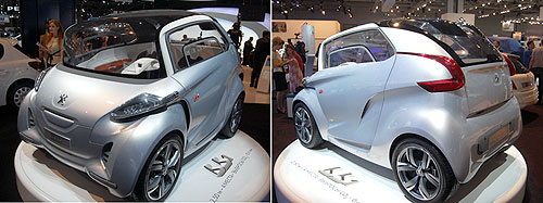 Peugeot представил первый в мире кроссовер с гибридным дизельным двигателем и будущий стиль новых моделей - Peugeot