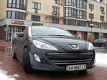 Тест-драйв Peugeot RCZ: Гламур в зимнем городе