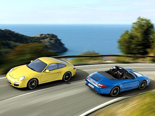 Porsche представляет полноприводные купе и кабриолет Carrera 4 GTS - Porsche