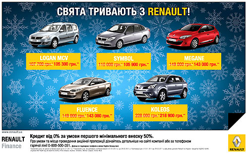 Праздники продолжаются с Renault: стартует специальное ценовое предложение на самые популярные модели Renault - Renault
