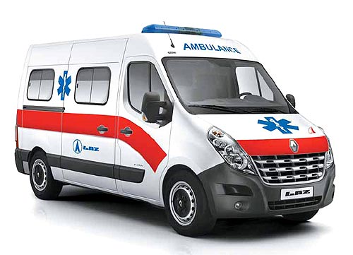 В Украине представили автомобили скорой помощи Renault-ЛАЗ на базе Renault Master - Renault