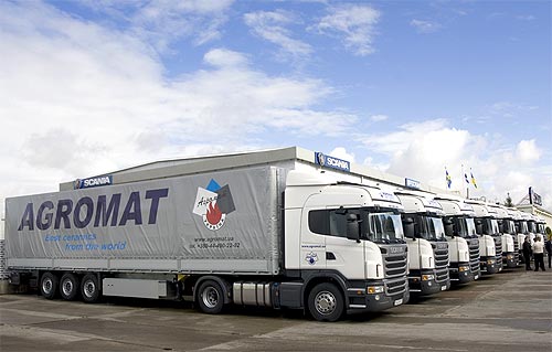 Scania поставила еще 8 тягачей для компании «Агромат» - Scania