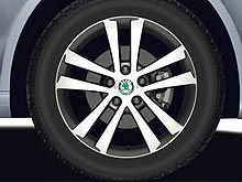 Участники сервисной акции Skoda могут получить комплект оригинальных легкосплавных дисков - Skoda
