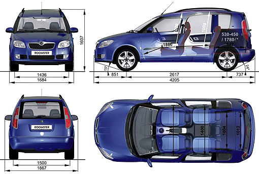 На Skoda Roomster действует выгодное ценовое предложение - Skoda