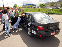 Subaru Legacy проехала по западу Украины - Subaru