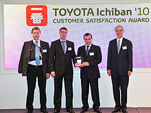 Toyota наградила дилеров в Европе премией качества ICHIBAN 2010 - Toyota
