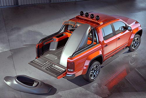 Volkswagen представил концепт Amarok Canyon для любителей активного отдыха - Volkswagen