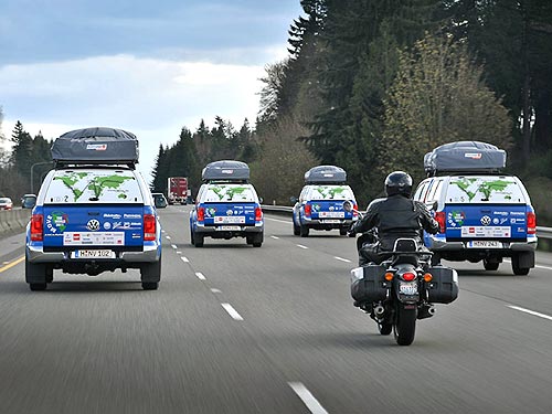 В рамках кругосветной экспедиции Volkswagen Amarok преодолел 20 000 км - Volkswagen