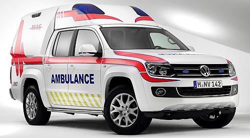 Volkswagen представил Amarok в роли внедорожной скорой помощи - Volkswagen