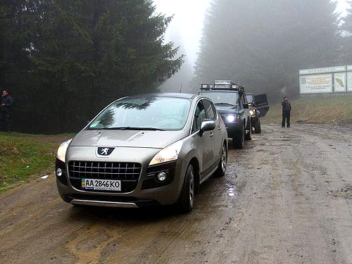 Mitsubishi и Peugeot прошли проверку бездорожьем Западной Украины - Peugeot
