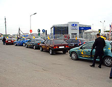 7 марта праздничный автопробег приостановил движение на трассе «Киев-Чоп» - автопробег