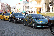 7 марта праздничный автопробег приостановил движение на трассе «Киев-Чоп» - автопробег