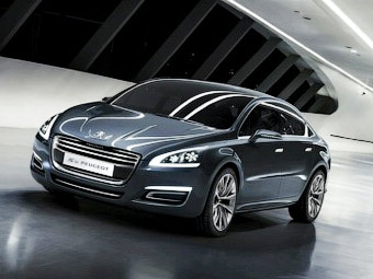 Peugeot показала прототип нового большого седана - Peugeot