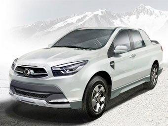 SsangYong покажет в Женеве замену пикапу Actyon Sports - Ssang Yong 
