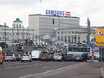 В центр Москвы хотят пускать авто только, соответствующие нормам Евро-4 - Евро-4